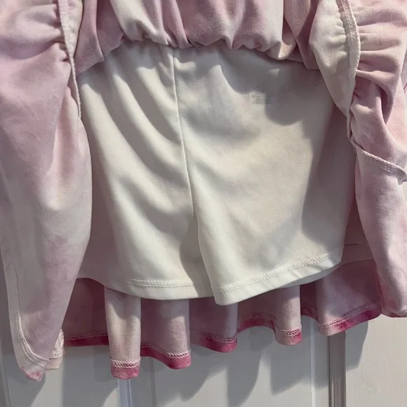 Beautees Pink Tie Dye Skirt and Top Set Girls 7/8 - Picture 3 of 5